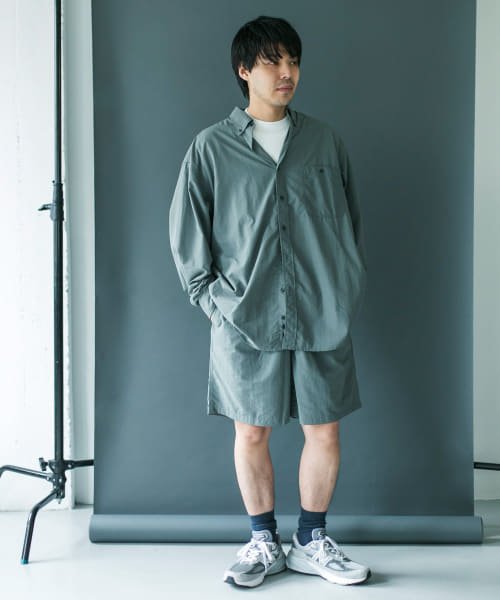 URBAN RESEARCH DOORS(アーバンリサーチドアーズ)/『別注』BURLAP OUTFITTER×DOORS　SupplexNylon BD SHIRT/img19