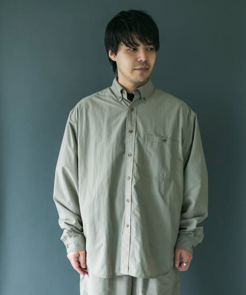 URBAN RESEARCH DOORS(アーバンリサーチドアーズ)/『別注』BURLAP OUTFITTER×DOORS　SupplexNylon BD SHIRT/img56