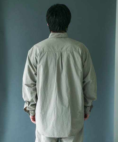 URBAN RESEARCH DOORS(アーバンリサーチドアーズ)/『別注』BURLAP OUTFITTER×DOORS　SupplexNylon BD SHIRT/img58