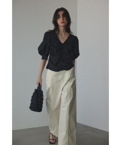 BLACK BY MOUSSY(ブラックバイマウジー)/2way gather blouse/img08