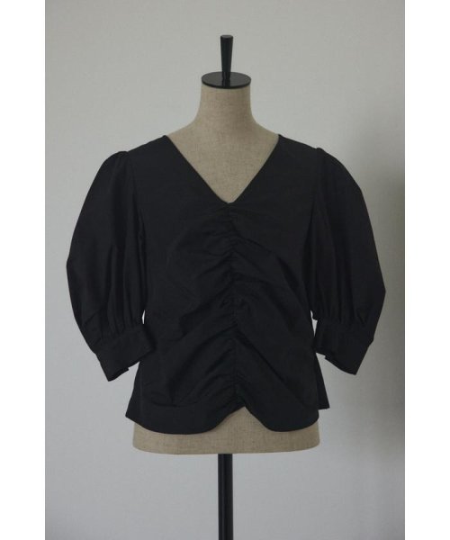 BLACK BY MOUSSY(ブラックバイマウジー)/2way gather blouse/img14