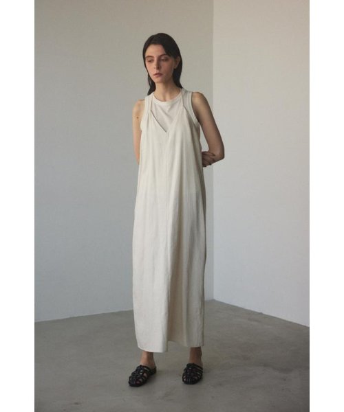 BLACK BY MOUSSY(ブラックバイマウジー)/straw strap long dress/img01