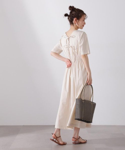 N Natural Beauty Basic(エヌナチュラルビューティベーシック)/バックリボンコットンワンピース《S Size Line》/img19