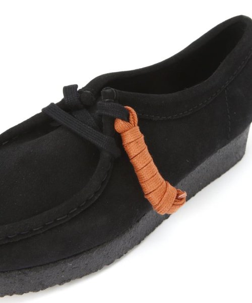 BEAVER(ビーバー)/CLARKS/クラークス　WALLABEE BLACK SUEDE ワラビー　レディース/img02