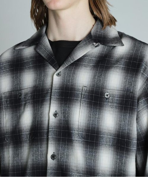 Schott(ショット)/OMBRE CHECK FLANNEL LS SHIRT/オンブレチェック フランネルシャツ/img03