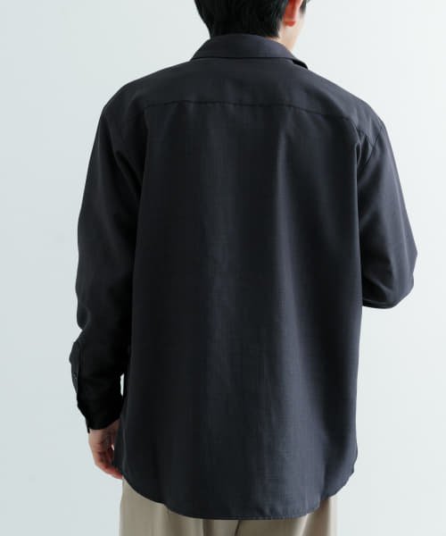 ITEMS URBANRESEARCH(アイテムズアーバンリサーチ（メンズ）)/ポリエステルトロ ロングスリーブ シャツ/img05