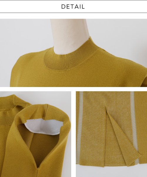 コントラストリブニットワンピース 商品説明モダニティ薫るペンシルニットワンピース。柔らかく上品なジャガード編みの上半身に、バスト下からは２色の糸を引き揃えています。縦に伸びたアクセントのカーブライ Y1667944298(12727円)