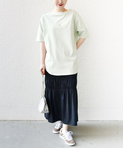 SHIPS WOMEN(シップス　ウィメン)/《予約》*バリエーション ネック スリット ビッグ TEE ◆/img59