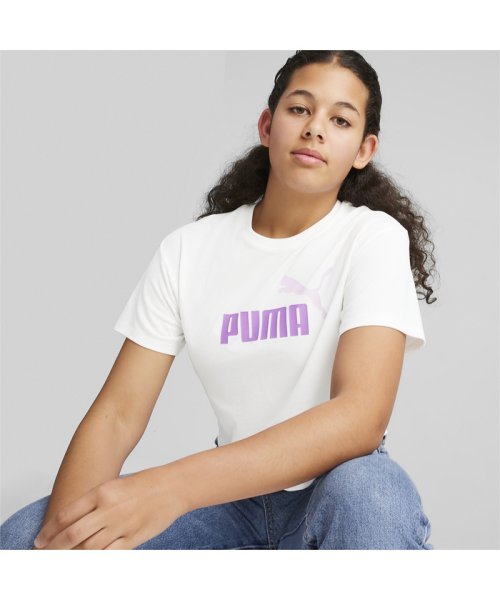 PUMA(PUMA)/キッズ ガールズ ロゴ クロップド 半袖 Tシャツ 120－160cm/img05