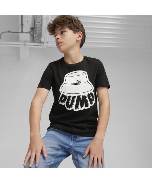 PUMA(プーマ)/キッズ ボーイズ ESSプラス MID 90s グラフィック 半袖 Tシャツ 120－160cm/img01