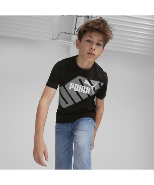 PUMA(プーマ)/キッズ ボーイズ プーマ パワー グラフィック 半袖 Tシャツ 120－160cm/img01