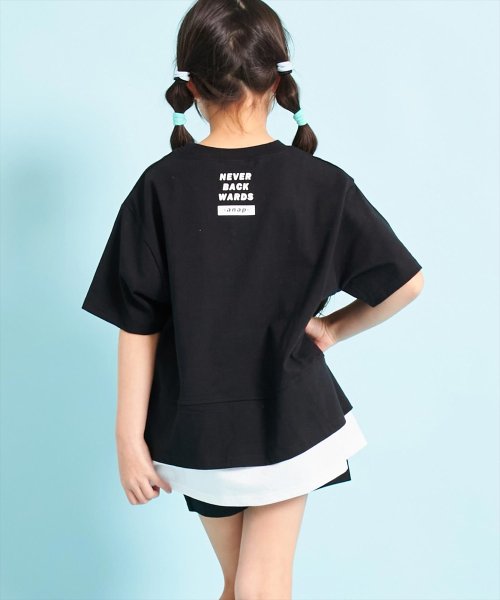 ANAP KIDS(アナップキッズ)/バンダナプリント レイヤード風 Tシャツ/img03