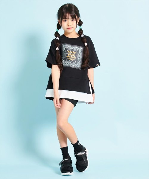 ANAP KIDS(アナップキッズ)/バンダナプリント レイヤード風 Tシャツ/img05