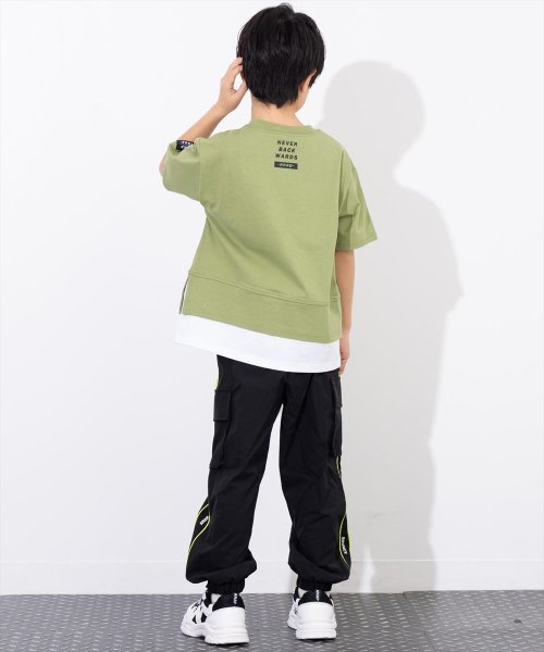 ANAP KIDS(アナップキッズ)/バンダナプリント レイヤード風 Tシャツ/img19