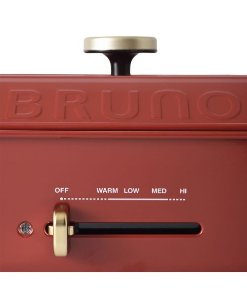 BRUNO(ブルーノ)/BRUNO ブルーノ ホットプレート セラミックコート鍋 2点セット コンパクト たこ焼き器 焼肉 1人用 2人用 コンパクト 平面 電気式 ヒーター式 BOE/img14
