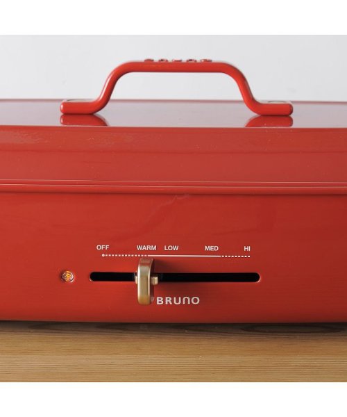BRUNO(ブルーノ)/BRUNO ブルーノ ホットプレート 仕切り鍋 2点セット グランデサイズ たこ焼き器 焼肉 3人用 4人用 平面 電気式 ヒーター式 BOE026/img12