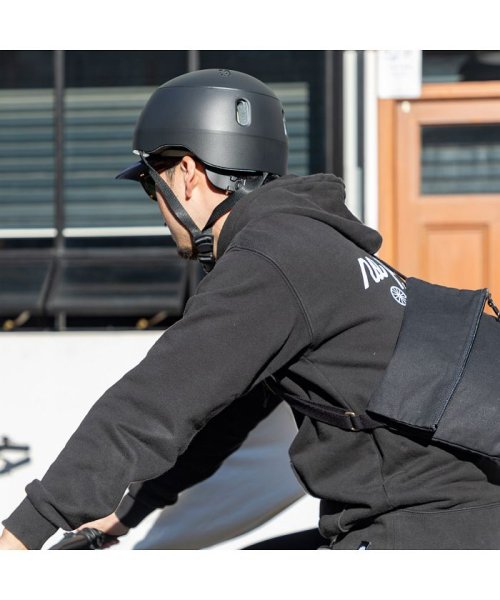 kumoa(クモア)/クモア kumoa ヘルメット 自転車 ナイロンバイザー 大人用 メンズ レディース CEマーク 安全 通気性 調整 パッド つば ブラック ネイビー オリーブ/img03
