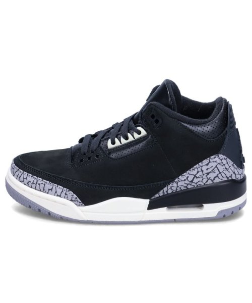 NIKE(ナイキ)/NIKE WMNS AIR JORDAN 3 RETRO ナイキ エアジョーダン3 レトロ スニーカー レディース ブラック 黒 CK9246－001/img03