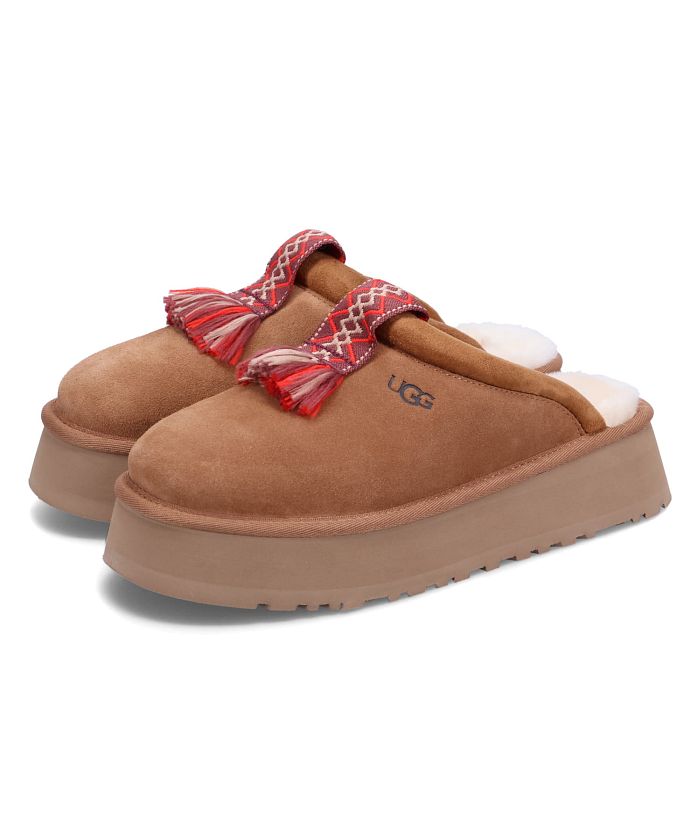 UGG アグ サンダル サボ スリッパ ルームシューズ タズル レディース ムートン WOMENS TAZZLE チェストナット 1152677