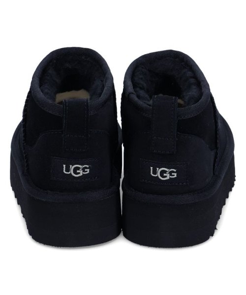 UGG アグ ウルトラミニ プラットフォーム ムートンブーツ クラシック キッズ 厚底 KIDS CLASSIC ULTRA MINI PLATFORM ブラッ UGG アグ KIDS CLASSIC ULTRA MINI PLATFORM UGGplush 60% アップサイクル ウール 40% TENCEL