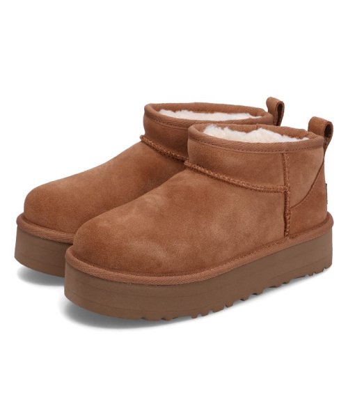 UGG(UGG)/UGG アグ ウルトラミニ プラットフォーム ムートンブーツ クラシック キッズ 厚底 KIDS CLASSIC ULTRA MINI PLATFORM チェス/img06