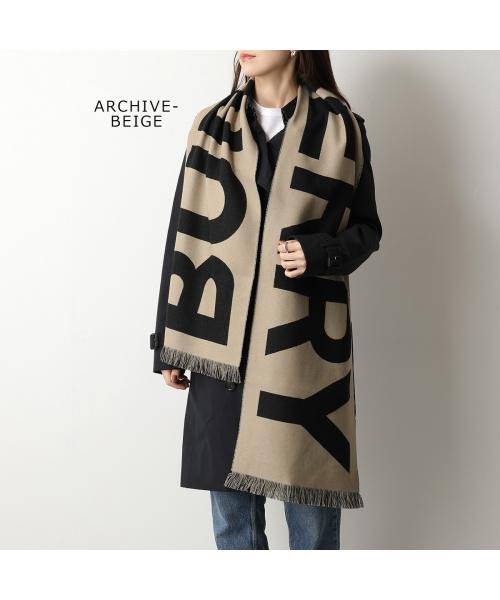 BURBERRY(バーバリー)/BURBERRY  マフラー MU B TXT E WL FTBL ロゴ ウール/img08