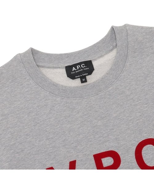 A.P.C.(アーペーセー)/アーペーセー スウェット グレー レッド メンズ APC H27378 COFAX TPH/img03