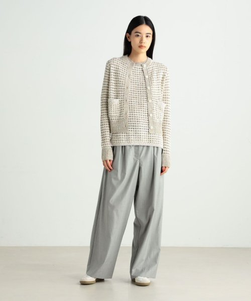 ネップツイードカーディガン 