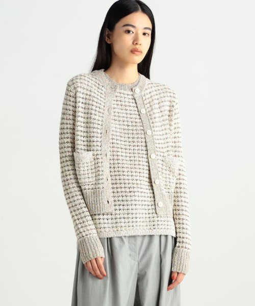 ネップツイードカーディガン 