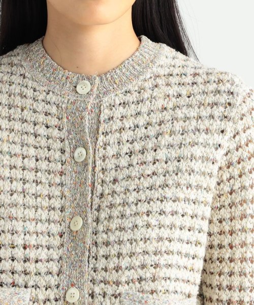 ネップツイードカーディガン 