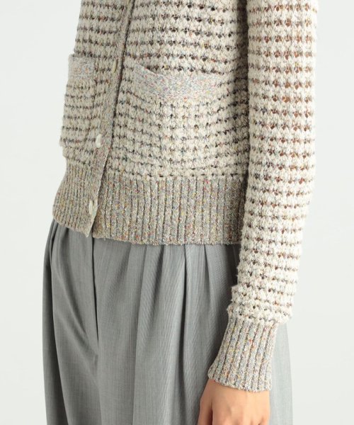 ネップツイードカーディガン 