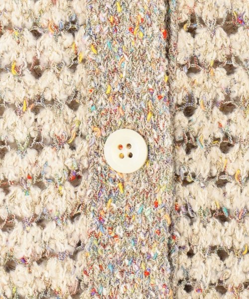 ネップツイードカーディガン 