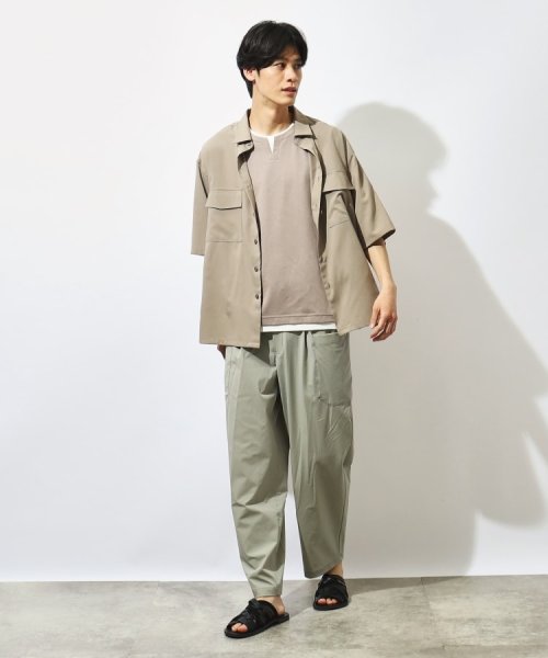 THE SHOP TK(ザ　ショップ　ティーケー)/【ブランド定番／1枚でコーデが決まる！】ポンチキーネック半袖Tシャツ/img07