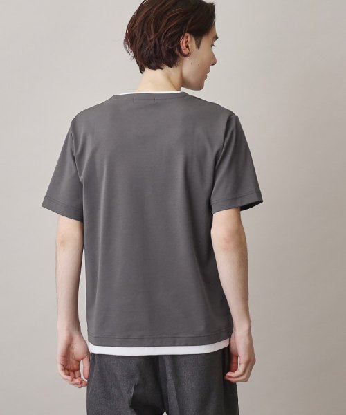 THE SHOP TK(ザ　ショップ　ティーケー)/【ブランド定番／1枚でコーデが決まる！】ポンチキーネック半袖Tシャツ/img19