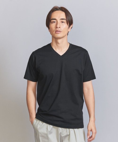 BEAUTY&YOUTH UNITED ARROWS(ビューティーアンドユース　ユナイテッドアローズ)/ハイゲージ ガスコットン Vネック ショートスリーブ Tシャツ ‐ 抗菌 防臭機能‐/img03