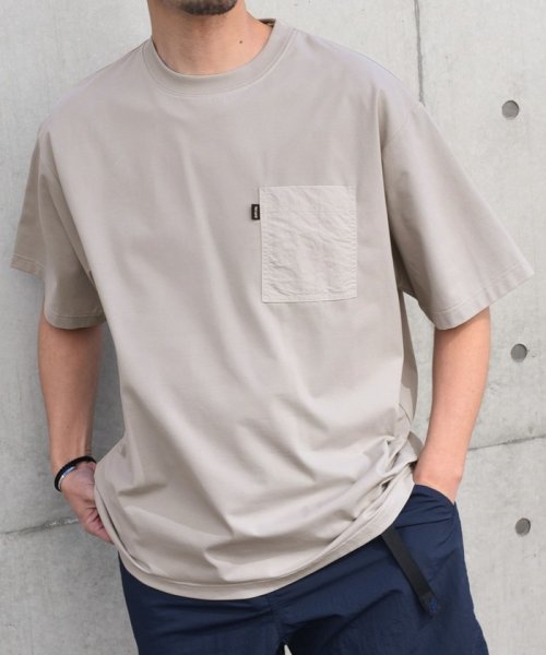 SHIPS any MEN(シップス　エニィ　メン)/SHIPS any: 〈撥水加工〉Teflon EcoElite(TM) ナイロンポケット Tシャツ◇/img13