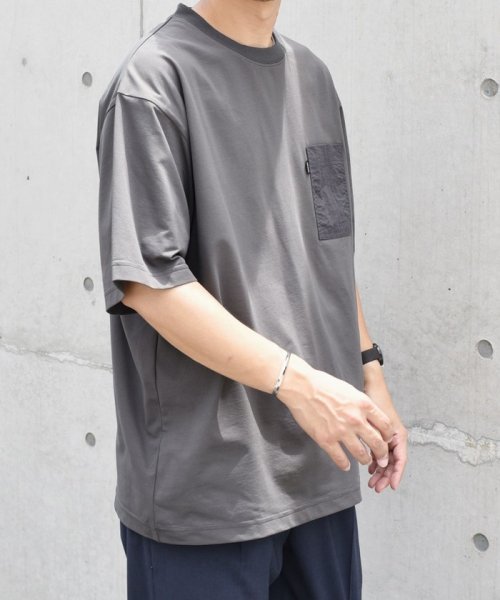 SHIPS any MEN(シップス　エニィ　メン)/*SHIPS any: 〈撥水加工〉Teflon EcoElite(TM) ナイロンポケット Tシャツ◇/img20