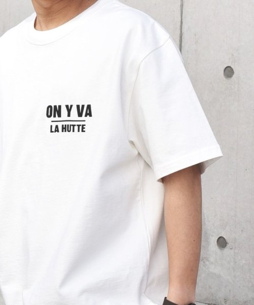 SHIPS any MEN(シップス　エニィ　メン)/【SHIPS any別注】La Hutte: ワンポイント ロゴ / バックプリント デザイン Tシャツ◇/img07