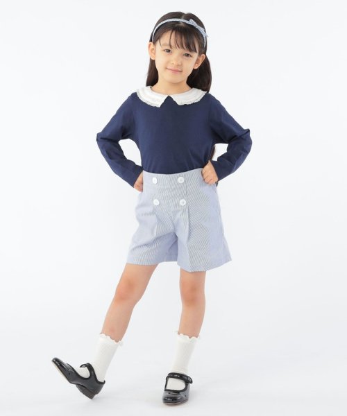 SHIPS KIDS(シップスキッズ)/SHIPS KIDS:100～130cm / レース カラー 長袖 TEE/img15