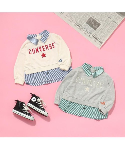 apres les cours(アプレレクール)/CONVERSE シャツレイヤードトップス/img13