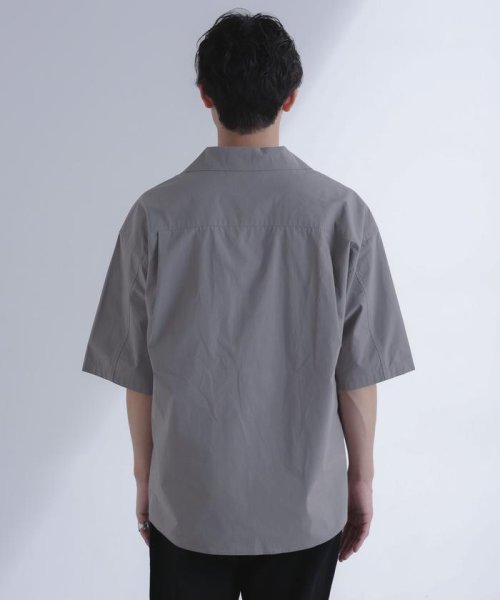 nano・universe(ナノ・ユニバース)/「大人のワイドシャツ」オープンカラー 半袖/img08