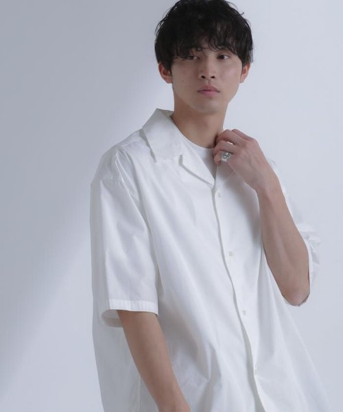 nano・universe(ナノ・ユニバース)/「大人のワイドシャツ」オープンカラー 半袖/img17
