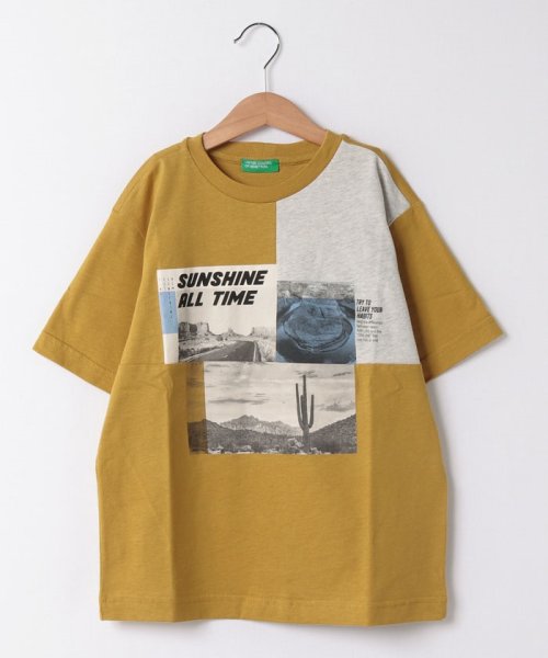 BENETTON (UNITED COLORS OF BENETTON BOYS)(ユナイテッド　カラーズ　オブ　ベネトン　ボーイズ)/キッズフロントフォトプリント半袖Tシャツ・カットソーB/img09