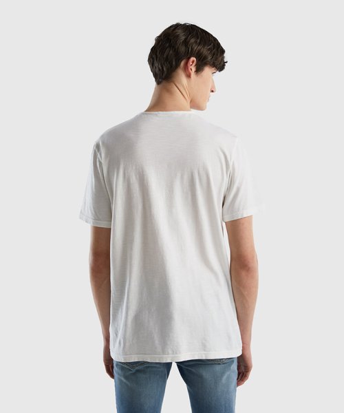 BENETTON (mens)(ベネトン（メンズ）)/スラブコットンクルーネック半袖Tシャツ・カットソー/img10