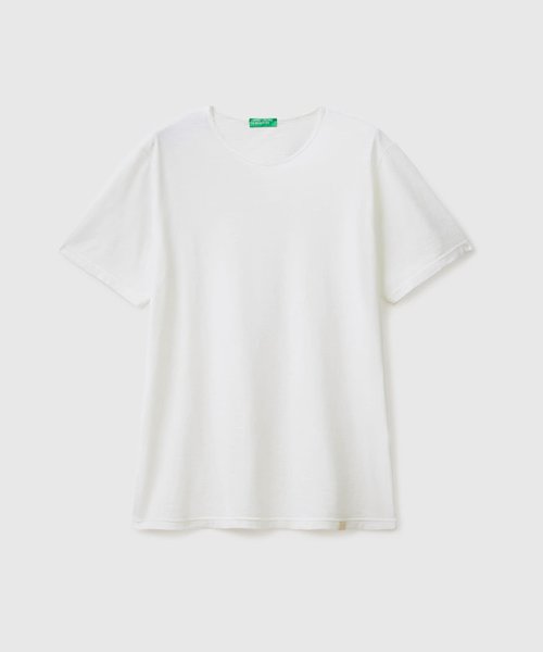 BENETTON (mens)(ベネトン（メンズ）)/スラブコットンクルーネック半袖Tシャツ・カットソー/img11
