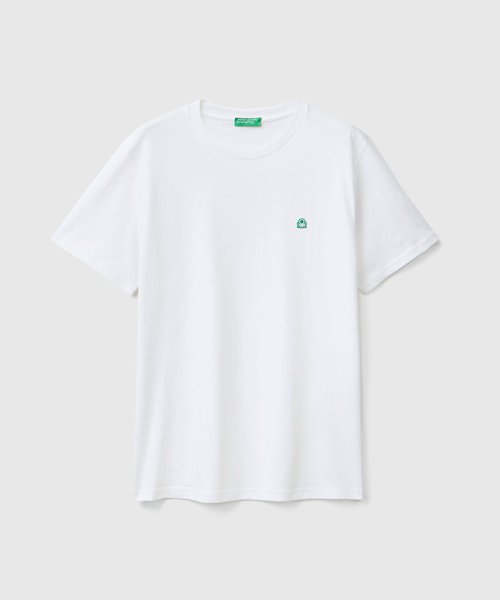 BENETTON (mens)(ベネトン（メンズ）)/ブランドロゴワッペン付きクルーネック半袖Tシャツ・カットソー/img10