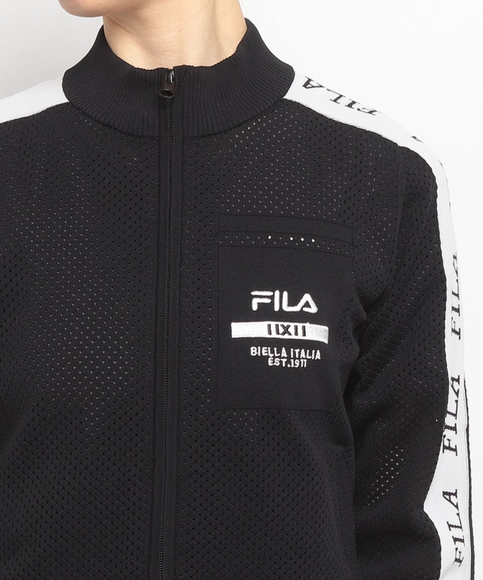 FILA GOLF メッシュ編みニットブルゾン(505969824) | フィラゴルフ