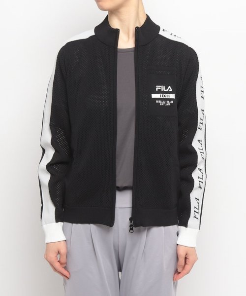 FILA GOLF(フィラゴルフ（レディース）)/FILA GOLF　メッシュ編みニットブルゾン/img08