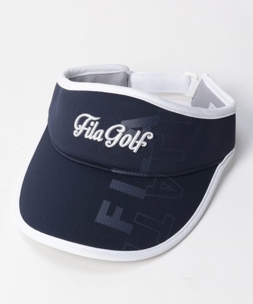 FILA GOLF(フィラゴルフ（レディース）)/FILA GOLF　シュシュ付き腰高サンバイザー/img01