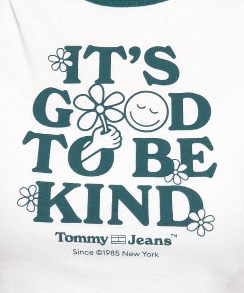 TOMMY JEANS(トミージーンズ)/スリムクロップドノベルティリンガーTシャツ/img04